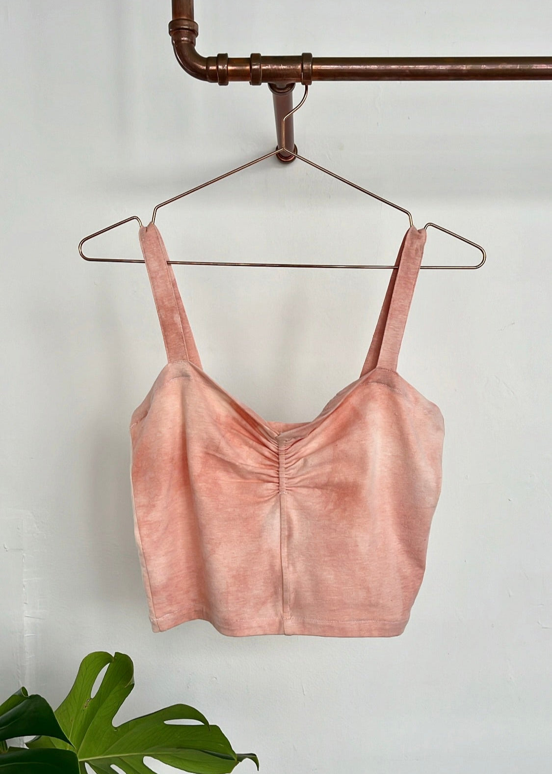 Peach Crop Top
