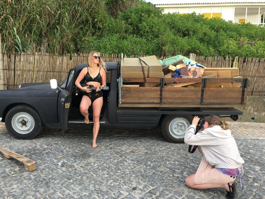 Behind The Scenes At The Another Land Photoshoot - Praia Grande